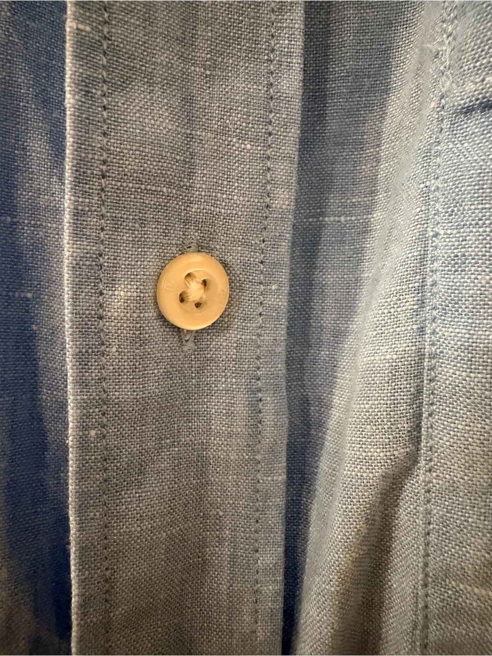 Banana Republic blue linen shirt XLT